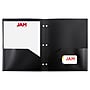 JAM Paper Smooth 3-Hole Punched 2 Pocket Plastic Folder, Assorted Colors, 6/Pack (383HHPPassrt)~#|#~D7FDA8A7-2F63-4BA9-B39E27F00B015A74_sc7