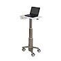 Ergotron CareFit Slim Aluminum Mobile Cart with Dual Wheel Front Casters, White/Warm Gray (C50-1100-0)~#|#~D7FFA254-8BFF-48E8-8B1669DE16564601_sc7