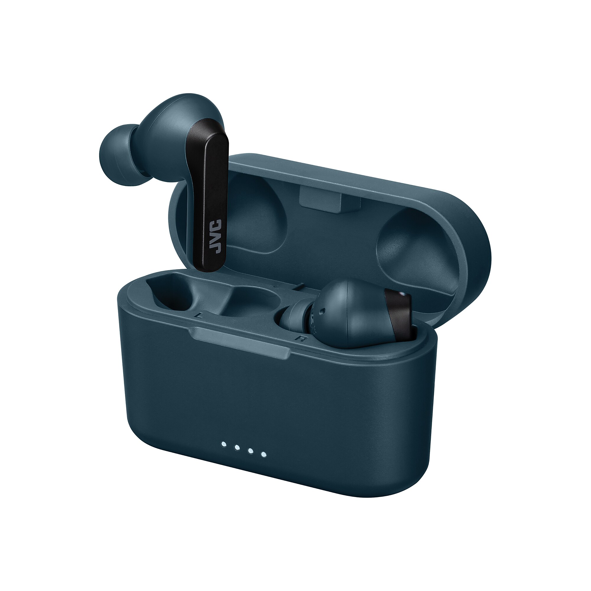 JVC RIPTIDZ True Wireless Earbuds with Charging Case, Bluetooth, Navy (HAA9TA) Sansujyuku sansujyuku.com