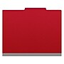 Medical Arts Press Pressboard Classification Folder, 2-Dividers, 2" Expansion, Letter Size, Deep Red, 10/Box ~#|#~D8075398-4086-4F28-A75CC8CDD2B60CF3_sc7
