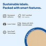 Avery Rectangle Laser/Inkjet Multipurpose Labels, Kraft Brown, 40 Labels/Sheet, 15 Sheets/Pack (19479311167)~#|#~D80C761D-966F-4C97-A3453CB80192B5EB_sc7