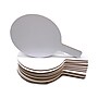 Flipside Oval Answer Paddle Class Pack Dry-Erase Whiteboard, 7" x 12", 12/Pack (FLP12032)~#|#~D81330A4-5489-4791-98DB390F593F3839_sc7