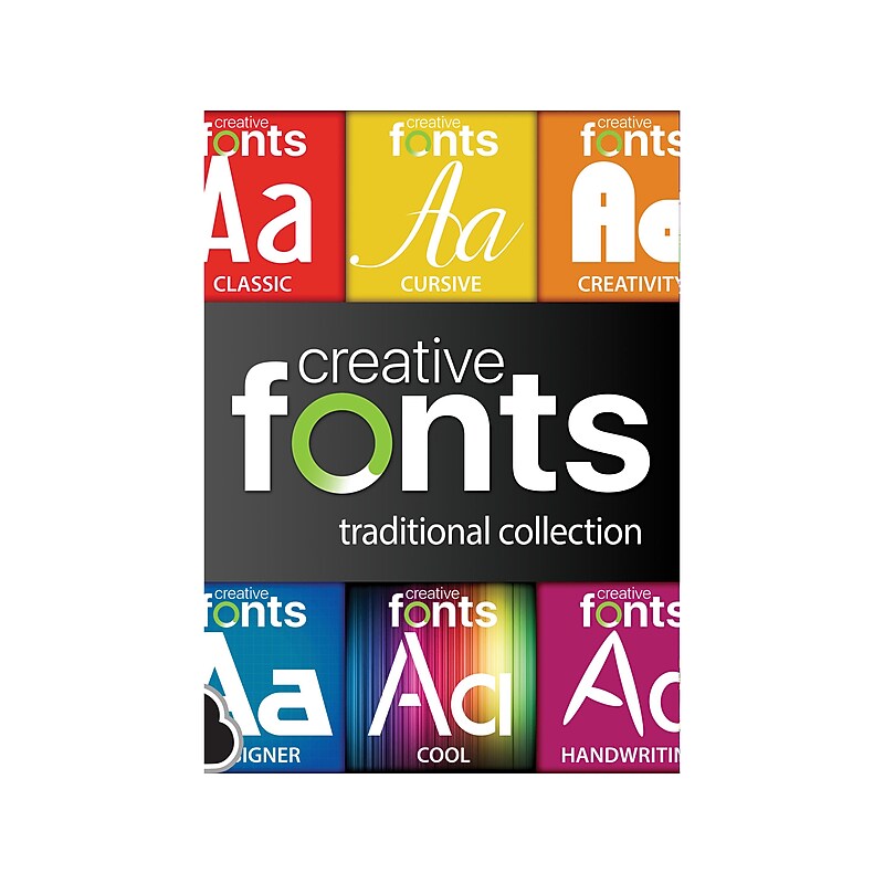 Encore Creative Fonts Traditional Clip Art & Font for Windows, 1 User [Download] image 1