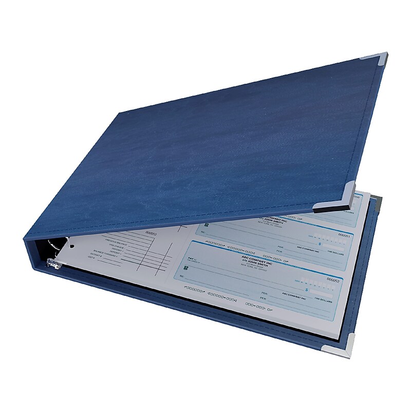Davis Group 3-Up 1" 7-Ring Special Application Binder, D-Ring, Navy Blue (3UPAM-72) image 1