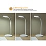 Bostitch LED Desk Lamp, 13.78", White (LED2107-WHT)~#|#~D82778E0-6E25-474D-B4FBF7D4CF4F099E_sc7