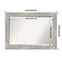 Amanti Art Dove Greywash Frame Wall Mirror, 30" x 42" (A42674593638)~#|#~D8286A6A-B852-4F04-938A2F6522D2E3D6_sc7