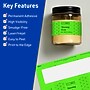Avery Rectangle Multipurpose Labels, 2.25" x 7.75", Neon Green, 40/Pack (94244)~#|#~D82878A5-4B1C-4083-AEE47F858AE1A2C9_sc7