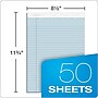 TOPS Prism+ Notepads, 8.5" x 11.75", Wide, Blue, 50 Sheets/Pad, 12 Pads/Pack (TOP63120)~#|#~D8294C23-E8AE-4BDB-BB8296407316E4CB_sc7