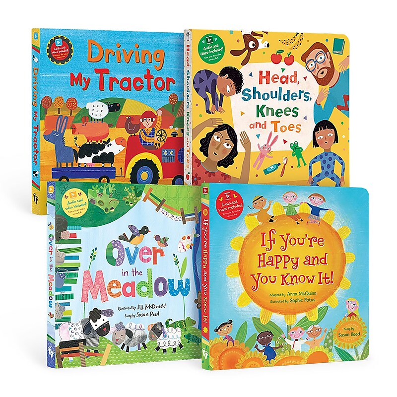 Barefoot Books PreK Singalongs Board Book Bundle (Lap Singalongs), 4/Set (BBK9798888593301) image 1