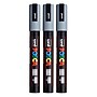 POSCA PC-5M Water Based Paint Marker, Medium Bullet Tip, Grey, 3/Pack (UBCPC5MGREY-3)~#|#~D8367AD1-3651-41D7-AADD7BA41A3134C5_sc7