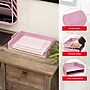 Staples Plastic Side Loading Stackable Letter Tray, Letter Size, Dusty Pink, 2/Pack (ST63884)~#|#~D83B36EE-6773-41AB-93406EDFD6D02D7D_sc7