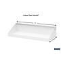 Triton Products LocHook 18" W x 6.5" D White Steel Pegboard Shelf (56186-WHT)~#|#~D83D1E99-0A74-4D71-85DB70035CD3B5EF_sc7