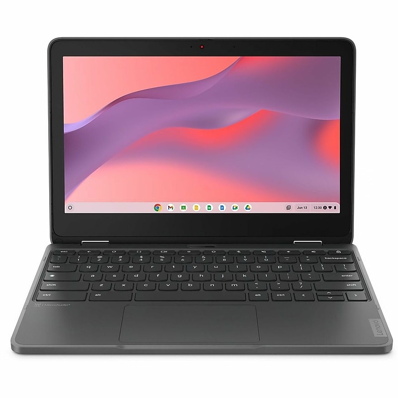 Lenovo 300e Yoga Gen4 11.6" 2-in-1 Touchscreen Chromebook, MediaTek Kompanio 528, 2GHz, 8GB RAM, 64 eMMC GB, ChromeOS image 1