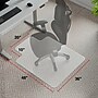 Staples Carpet Chair Mat with Lip, 36" x 48", Designed for Medium-Pile Carpet, Clear Polycarbonate (ST63678)~#|#~D83DAC8C-2AC9-46B4-A7AE39083DE73D78_sc7