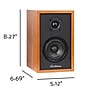 Electrohome Berkeley 2.0 Stereo Bluetooth Bookshelf Speakers with Built-in Amplifier, Teak (  (EB20)~#|#~D83FB3E2-ED75-4AD7-B0082674C74AA889_sc7