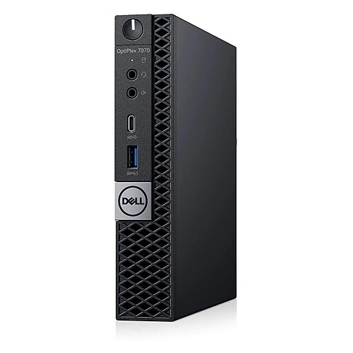 Dell OptiPlex 7070 Micro Refurbished Desktop Computer, Intel Core