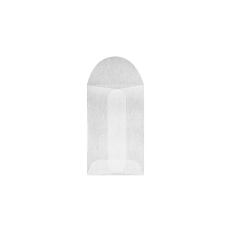 JAM PAPER Open End Envelopes, 1 3/4 x 2 3/4, Glassine, 100/Pack (GLASS-01-100) image 1