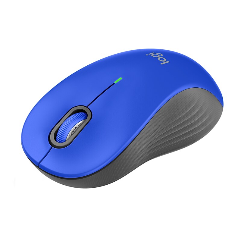 Logitech Signature M550 L Wireless Ergonomic Ambidextrous Optical Mouse, Blue (910-006794) image 1