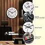 Infinity Instruments Prosaic 12" Quartz Wall Clock, Plastic Case, Battery Powered (90/1224-1WH)~#|#~D8474110-308D-48B2-B84CB15E03B1B34D_sc7