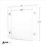 AdirOffice Window Sign Holder with Suction Cups, 8.5" x 11", Clear Acrylic, 2/Pack (639-8511-WSH-2)~#|#~D847E1A6-7B41-4DD4-BC0E9099DD9C3880_sc7