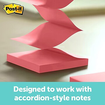 Post-it Pop-Up Notes Dispenser for 3" x 3" Notes, Black (WD-330-BK)