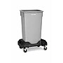 Alpine Industries Plastic Trash Can and Dolly, 23 Gallon, Gray (ALP477-GRY-PKD)~#|#~D850FCC6-1A1E-4758-A4BE59309F775F3C_sc7