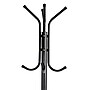 Mind Reader Alloy Collection Coat Rack with 8 Hooks, Black, Metal, 2/Set (2CRACK11-BLK)~#|#~D852EEA9-0E01-4FE3-B4899E352F46276A_sc7