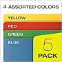 Pendaflex File Pocket, 5 1/4" Expansion, Letter Size, Assorted Colors, 5/Pack (1534G5ASST)~#|#~D8530936-1DCC-4BF3-A82966B9B7D0383B_sc7