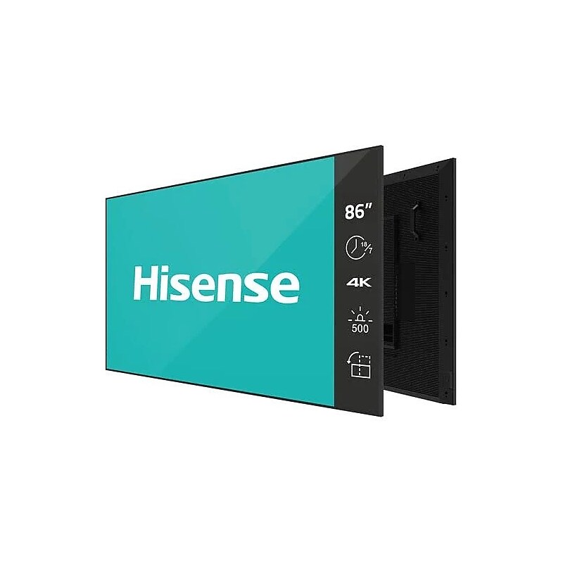 Hisense GM50D Series 86" 4K UHD Digital Signage Commercial Display for Digital Signage (86GM50D) image 1