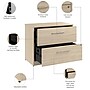 Bush Business Furniture Vista 2 Drawer File Cabinet, Natural Elm (VSF136NESU)~#|#~D866FD47-40A6-448C-A0B966B8990C4541_sc7