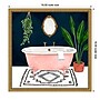 Amanti Art Boho Bath II by Victoria Borges Framed Canvas Wall Art Print, 16" x 16" (A42675040729)~#|#~D873D357-6EF2-4B1A-89A946003B2057DA_sc7