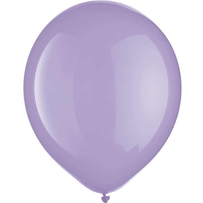 Party City 11" Latex Balloons, Lavender, 15/Pack (AM113252-04-P) image 1