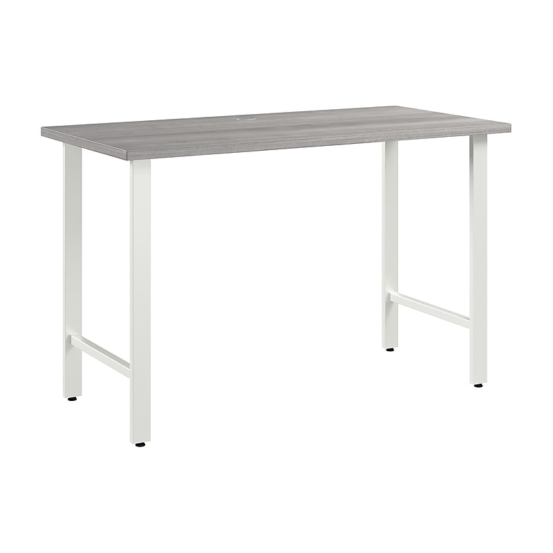 Bush Business Furniture Hustle 48"W Computer Desk with Metal Legs, Platinum Gray (HUD148PG) image 1