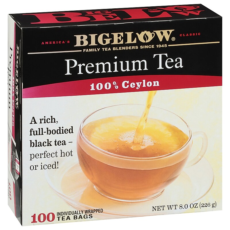 Bigelow Premium Ceylon Tea Bags, 100/Box (00351) image 1