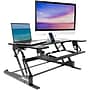 Mount-It! Mount-It! 36"W Rectangular Adjustable Standing Desk Converter, Black (MI-7926)~#|#~D88AFF86-778D-4CDF-855E9F433BD0F543_sc7