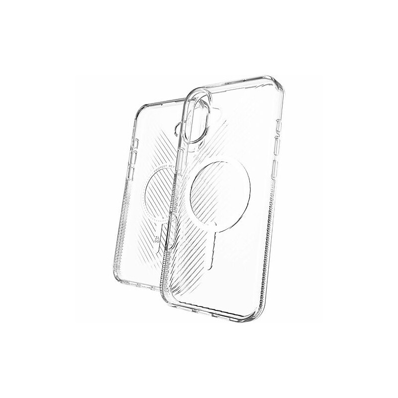Zagg Luxe Snap MagSafe Phone Case for iPhone 16 Plus, Shock Absorbing, Clear (702315011) image 1
