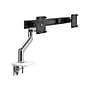 Humanscale M8.1 Adjustable Dual Monitor Arm, Up to 28" Monitors, Polished Aluminum (M82CBW)~#|#~D88EB712-699F-45F6-9619023218BCD8DB_sc7