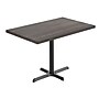 Flash Furniture Bennett Wooden Commercial Indoor Table, 48" x 30", Dark Brown Top/Black Base (GSF3048DBT2230)~#|#~D896E523-9241-474C-96585EA8AD35EC29_sc7