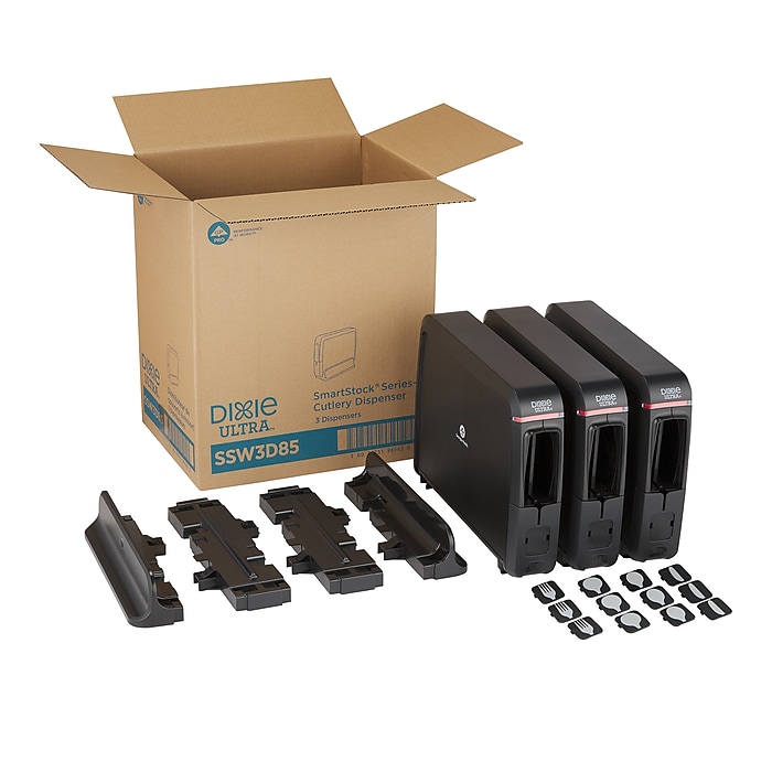 Dixie Ultra Triple Pack SmartStock Series-W Plastic Cutlery