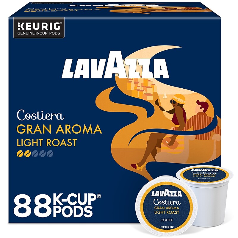 Lavazza Gran Aroma Coffee Keurig® K-Cup® Pods, Medium Roast, 88/Carton (6002CT) image 1
