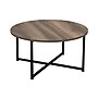 Household Essentials Jamestown Round Coffee Table, Ashwood/Black (HH8079-1)~#|#~D8AD8460-CD71-4D12-908994A9EEA97E19_sc7