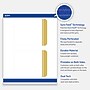 Avery Gold Double-Dipped Edge Matte Blank Card, White, 20/Pack (S00-DKD)~#|#~D8AE5816-18B6-4CFF-9DB2230ABDEFD8A2_sc7