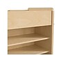 Flash Furniture Bright Beginnings Mobile 9-Section Storage Cart, 31.75"H x 33"W x 15.75"D, Natural Birch Plywood~#|#~D8B00704-FCD5-4091-BBB0FAC1B394954F_sc7