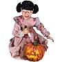 Haunted Hill Farm Lunging Pumpkin Carver Zombie Girl with Jack O'Lantern by Tekky (HHPMPCVR-FLSA)~#|#~D8B7ADE5-3167-4CDF-98FA952A9DD29B4A_sc7