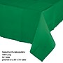 Creative Converting Touch of Color 108 in. x 54 in. Paper Table Covers, Emerald Green, 6/Pack (710201)~#|#~D8B7C33A-CABE-45F1-A92FDA1107EABB7C_sc7