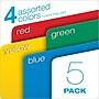 Pendaflex File Pockets, Reinforced, 3 1/2" Expansion, Letter Size, Assorted Colors, 5/Box (51524E5 ASST)~#|#~D8B96042-AEAD-4EA2-A4C1DEDD318F98DD_sc7