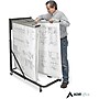AdirOffice Steel Blueprint Vertical File Rolling Storage Stand, Black (613-BLK-KIT1)~#|#~D8C1BD0E-68C2-493F-A65486D1C5B474FD_sc7