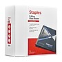 Staples 5" 3-Ring View Binder, D-Ring, White (55416/26360)~#|#~D8C29CC0-78E0-4B77-B85BBD225B736B72_sc7