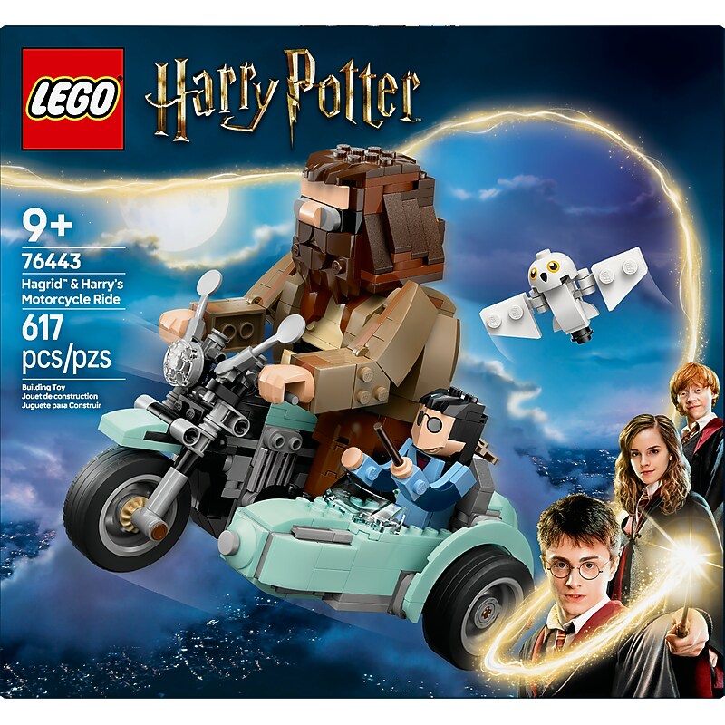LEGO Harry Potter Hagrid & Harry's Motorcycle Ride, 617 Pieces  (76443) image 1