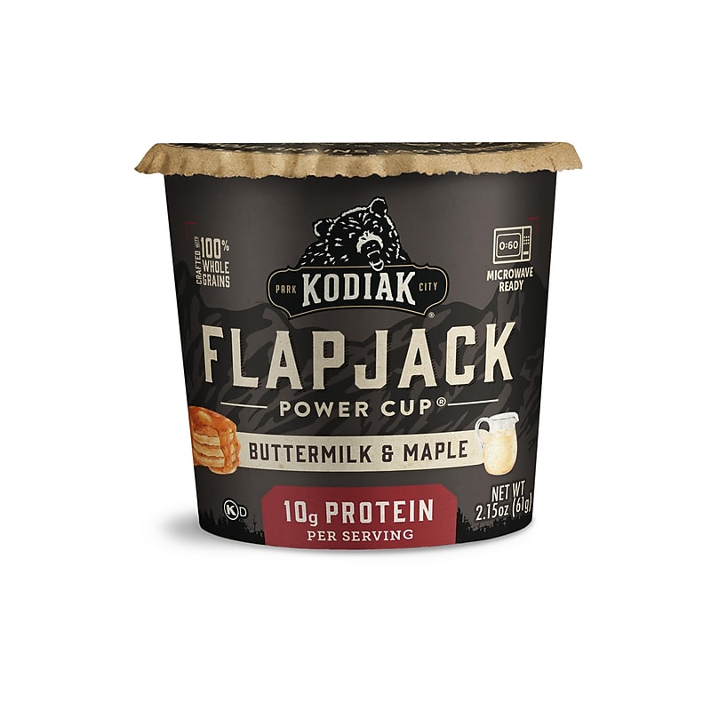 Kodiak Cakes Buttermilk & Maple Flapjack Power Cup, 2.15 oz., 12/Carton (01196) image 1